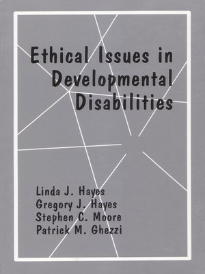 cover image of Ethical Issues in Developmental Disabilities